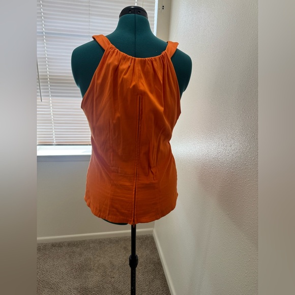 Pinup Couture Vibrant Orange Harley Top - Picture 2 of 5